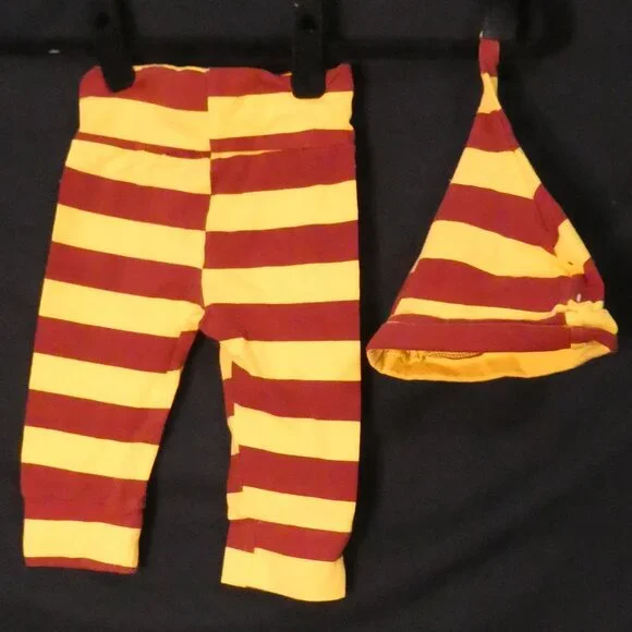 Unbranded - Harry Potter Gryffindor Striped Baby Set - Pants & Hat Only - Picture 2 of 15